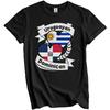 Uruguayan Dominican Heart Flags Uruguay Dominican Republic T-Shirt