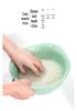ASVEL Antibacterial Double-Layer Draining Basket and Sieve for Fruits and Vegetables