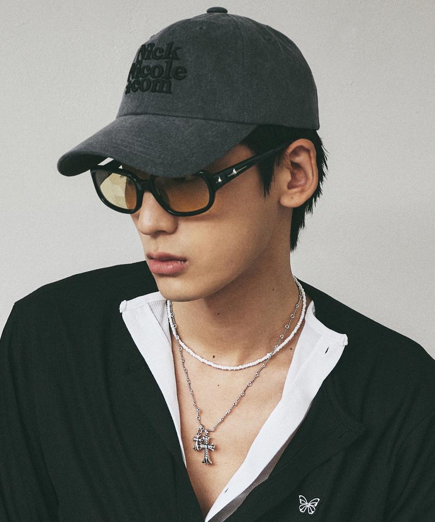 Nigaennikol Nn Dotcom Signature Ball Cap_Denim Charcoal