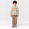 PawinPaw Baby Boy's Cartoon Bear Plaid Shirt
