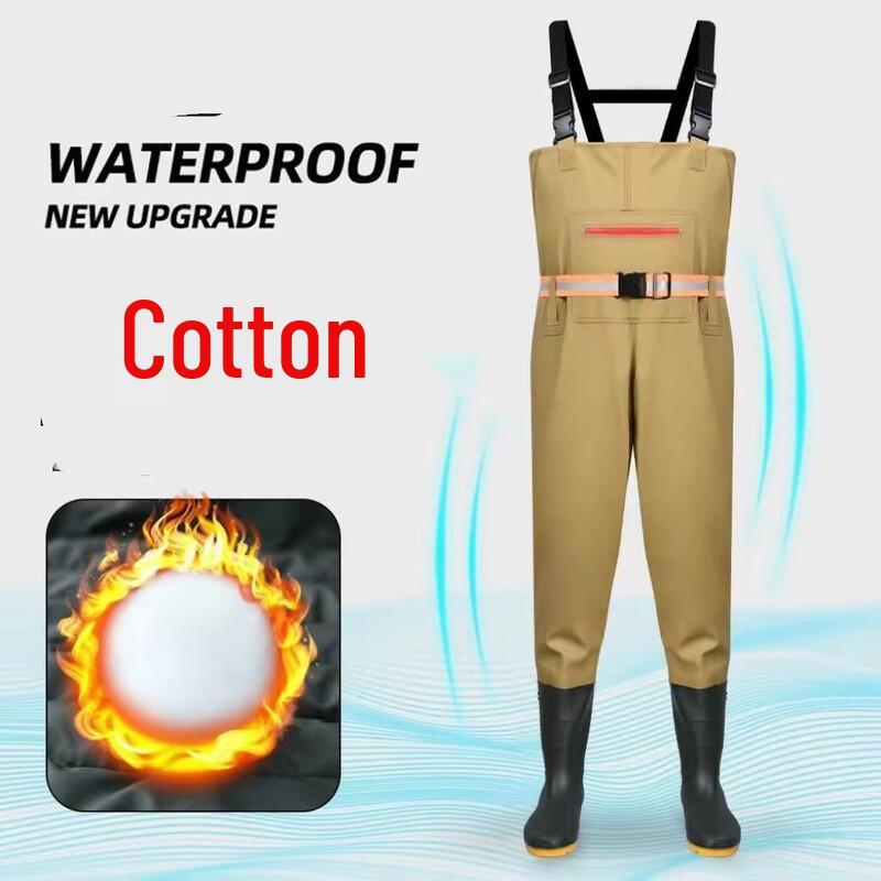 Зимние водонепроницаемые утепленные забродные штаны Mushan