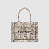 2025 new women's bag fashion summer retro presbyopia computer canvas tote bag versatile embroidered messenger handbag
