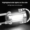 1 Piece Multifunction Cob Work Light Emergency Keyring Light For Walking Searching Hiking Mini Rechargeable Keychain Flashlights