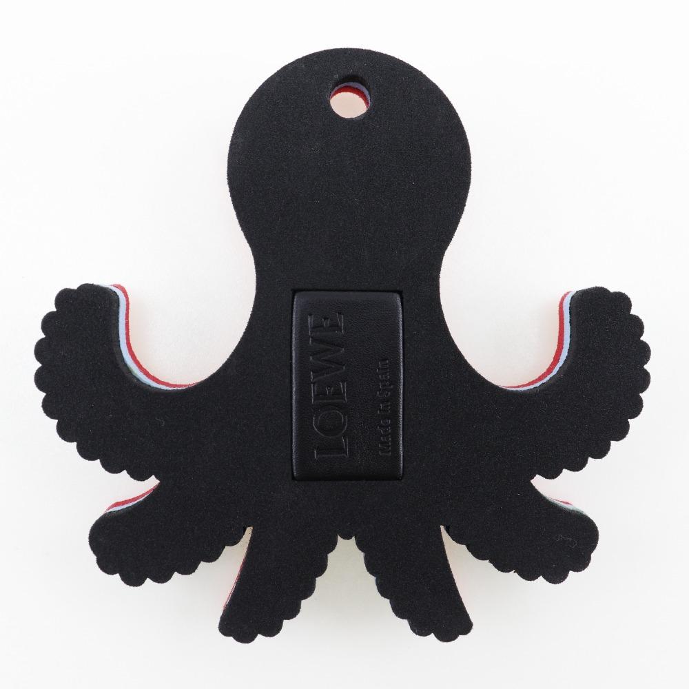 LOEWE Paula Zuibiza Octopus charm octopus Bag charm Red and blue Urethane/leather Women Used