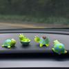 4PCS Lovely Turtles Resin Statues Miniature Resin Turtles Figurines for Car Dashboard and Indoor Display