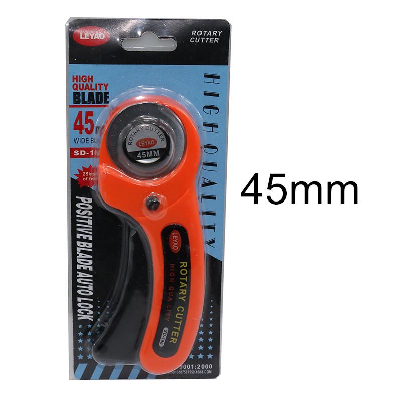 Rotary Cutter Patchwork Roller Cutter Wheel Round Knife Cloth Knife Leather Craft Fabrics Cutter DIY handmade essential tools
