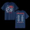 Alice Cooper 2025 Tour T-Shirt Herren Damen T-Shirts Top – Zu nah am Geschehen – Konzertdaten Rückseite Prin