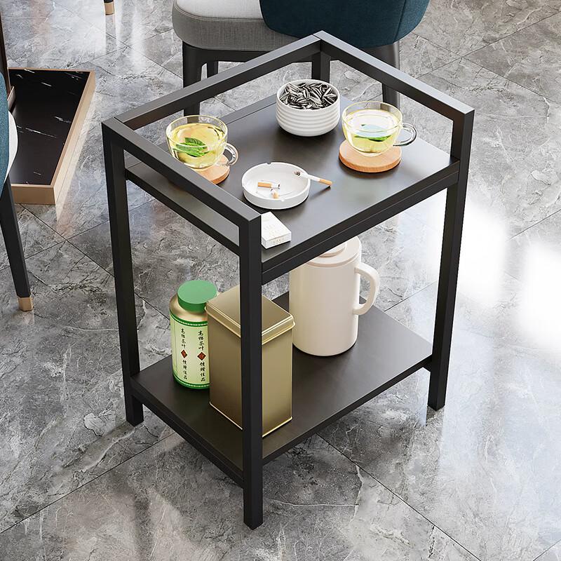 Portable Double-Layer Tea Cart Side Table