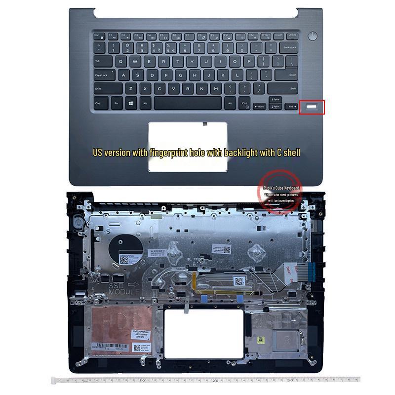 Compatible Keyboard C Shell for Dell Vostro 14 5000 (5468) and Inspiron 5481