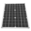 50W Folding Solar Panel Monocrystalline Cell Dual USB Charger for Car RV Yacht Outdoor Charging