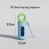 Portable Dog Poop Bag Dispenser with Hanging Rope Screw-on Lid Dogs Cats Waste Bag Box for Outdoor Activities Pets Accessories