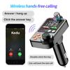 Bluetooth 5.0 Car FM Transmitter Dual USB Car Charger PD Type-C Fast Charging Wireless Handsfree Call Audio Receiver MP3 Player