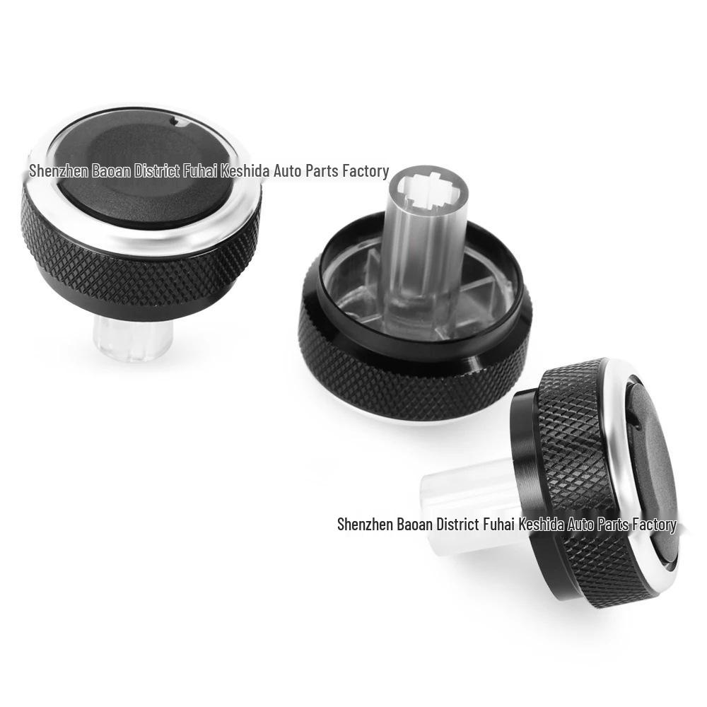Nissan Qashqai 2006-2013 Aluminum Air Conditioning Knob/Switch чёрный