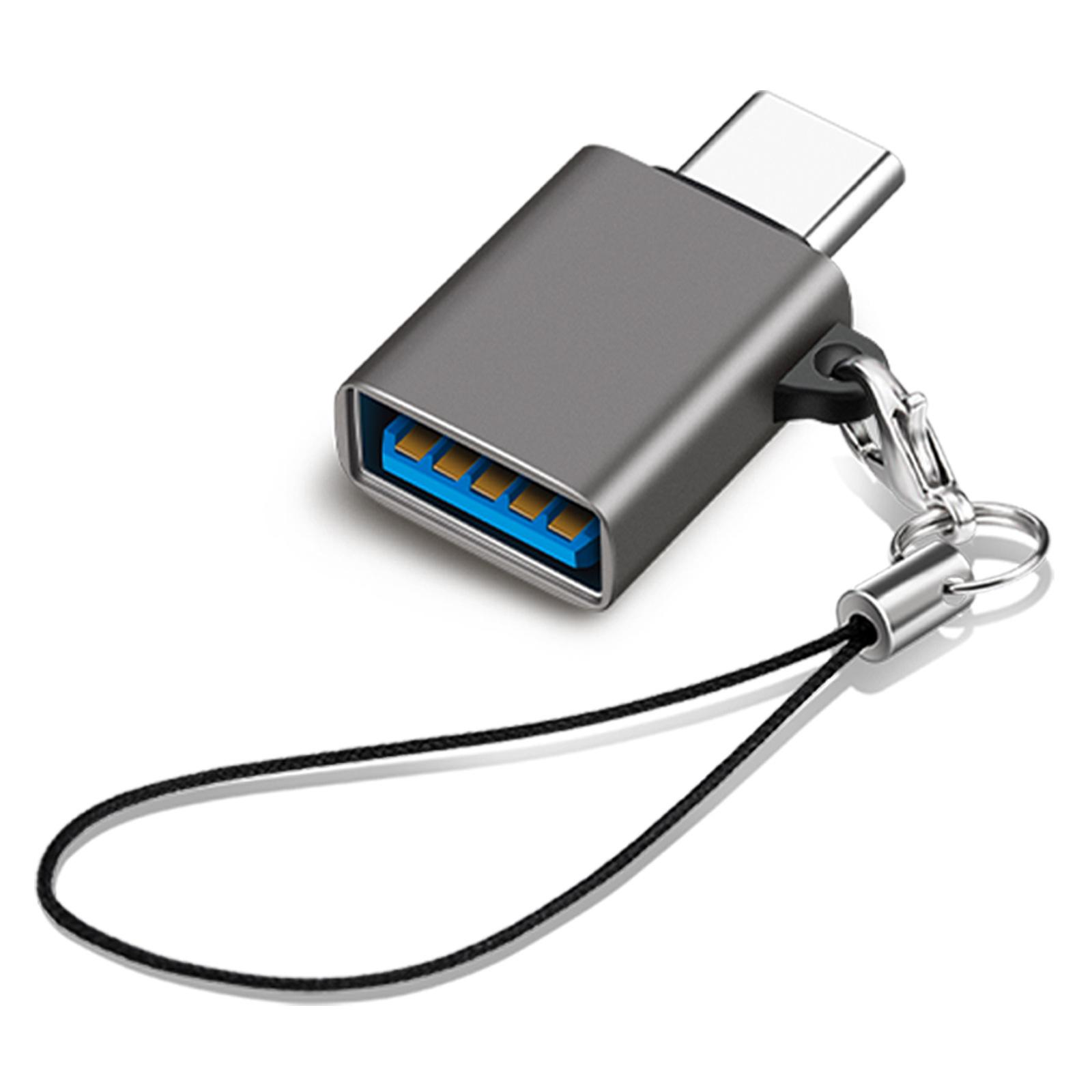 

Ротор OTG Type-c к USB-ротору USB3.2 Ключ жесткого диска Мышь и планшет Подключение мобильного телефона U Разъем для диска 1pcs Chain серый