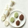 Moon Festival Festival DIY Hand Pressure Moon Cake Mould 30G/50G Moon Cake Molds (1 Molds 2 Stamps) DIY Pastry Tool Set