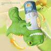 333-28 Bubble Machine Toy Dinosaur Shaped Electric Handheld Automatic Bubble Blower with Colorful Lights for Kids