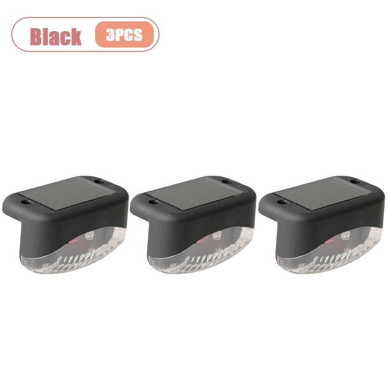 Solar Stair Riser Lights Waterproof Wall Mounted LED for Outdoor Steps Balcony Fence and Garden Accent Lighting