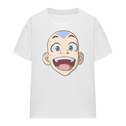 Avatar: The Last Airbender Unisex Adult Aang Big Face T-Shirt