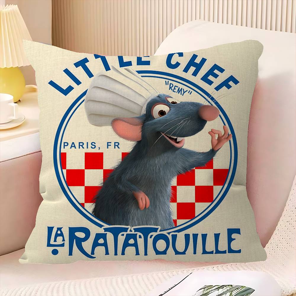 

RRatatouille Animated Movie Cushion Cover Car Throw Pillow Case For Sofa Car Christmas Gift xcm xcm 30x30 cm