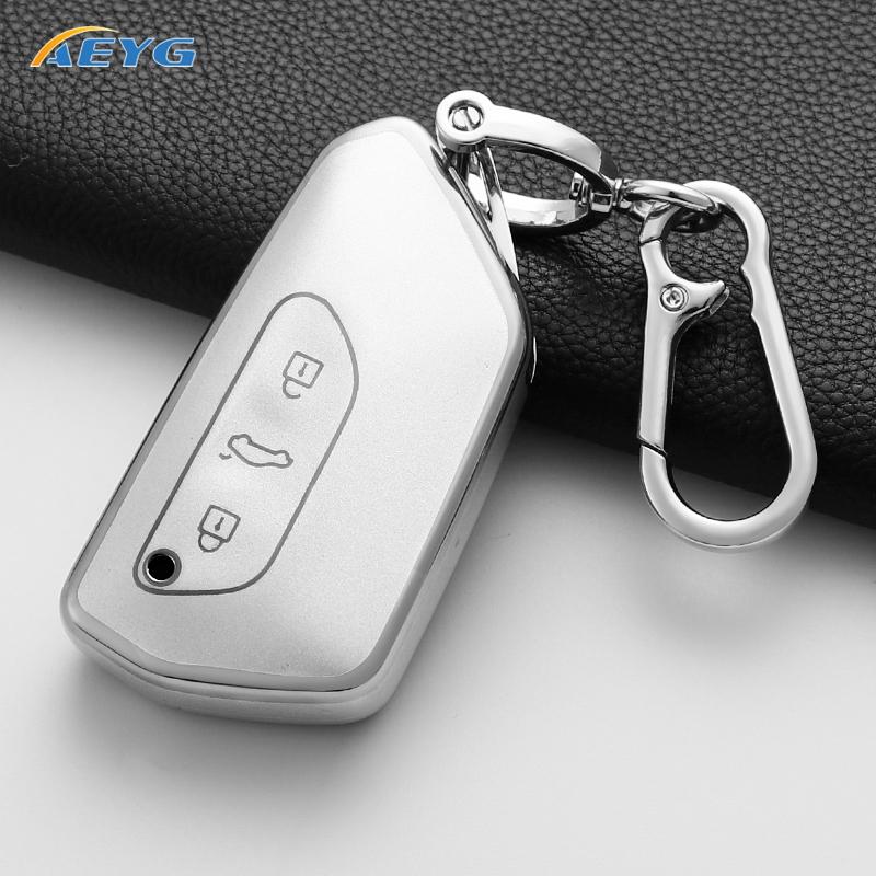 Tpu Car Smart Key Cover Case Shell For Vw Volkswagen Golf 8 Mk8 For Skoda Octavia For Seat Keyless Protective Accessories