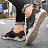Plus Size 48 Man's Casual Shoes Microfiber Leather Mens Driving Wallking Shoes Loafers Outdoor Sports Sneakers