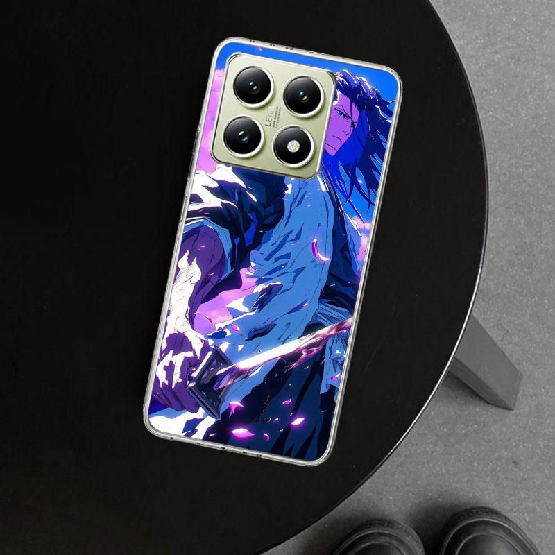 

Чехол для телефона Bleach Кучики Бьякуя для Xiaomi Redmi Note 15 14 13 12 11 Pro Plus 14S 12S 11S 11T 11E 10S 10 Индивидуальный Fund Note 12 Pro Plus