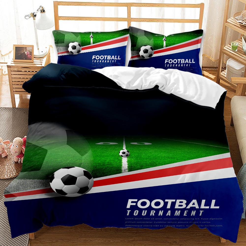Sports Football Kit eBay Three Piece Quilt Cover Bedding
