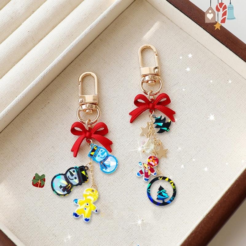 Christmas Silicone Molds DIY Handmade Crafts Holographic Resin Molds DIY Keyring Earring Pendant Making Tool Durable
