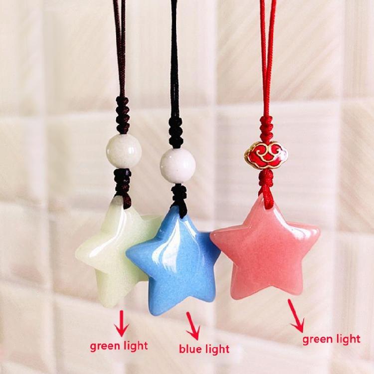 Night Light Guardian Star Mobile Phone Chain Couple Pendant Bracelet Unisex Gift