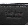 THE ROW W1236 L52 NU MINI TWIN/New Mini Twin Leather Shoulder bag Black/GDHardwareUsed