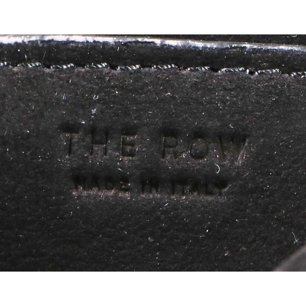 THE ROW W1236 L52 NU MINI TWIN/New Mini Twin Leather Shoulder bag Black/GDHardwareUsed