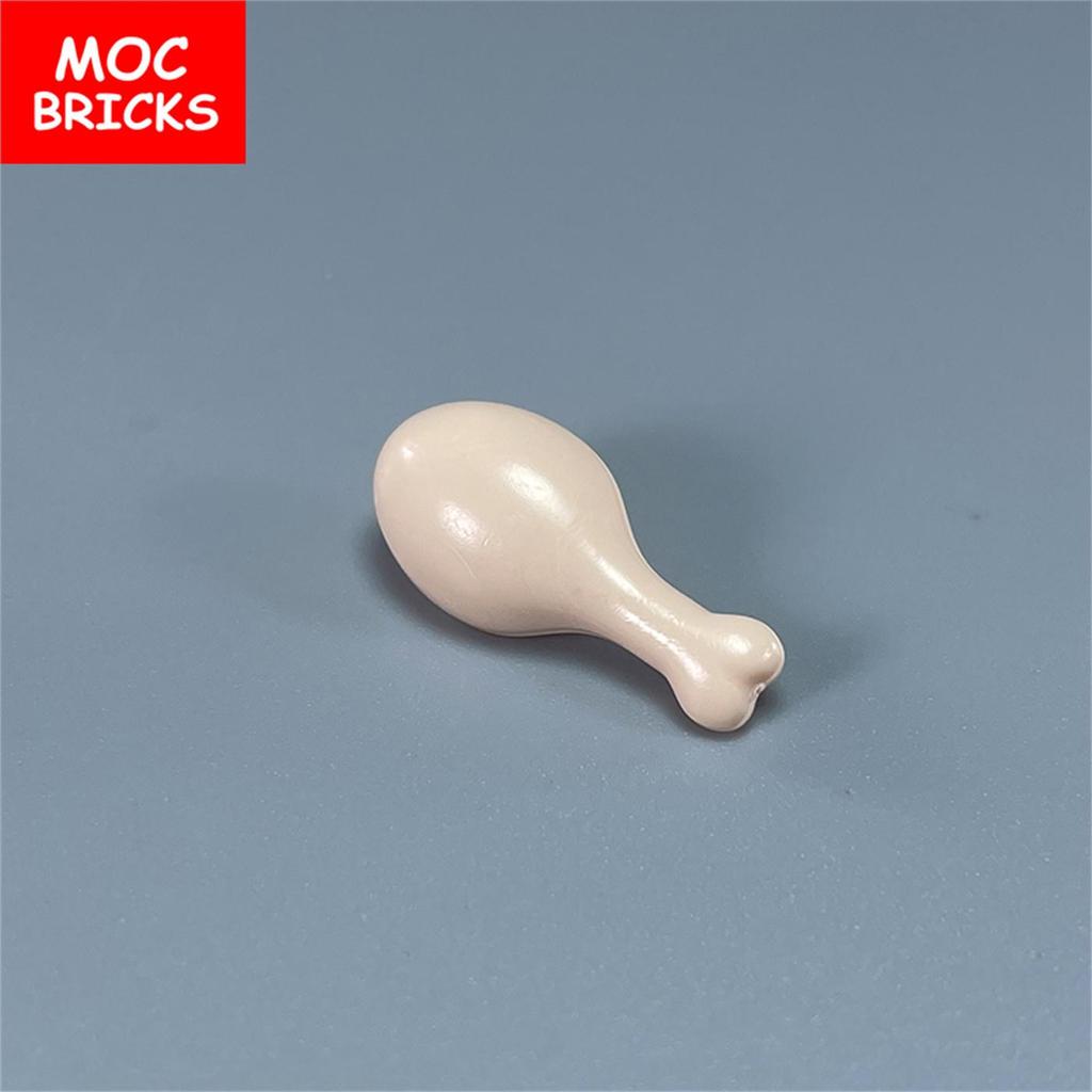 10pcs/lot MOC Bricks Drumstick Thanksgiving Day Assemble Particles Building Blocks Kids Toys Plastic Dolls