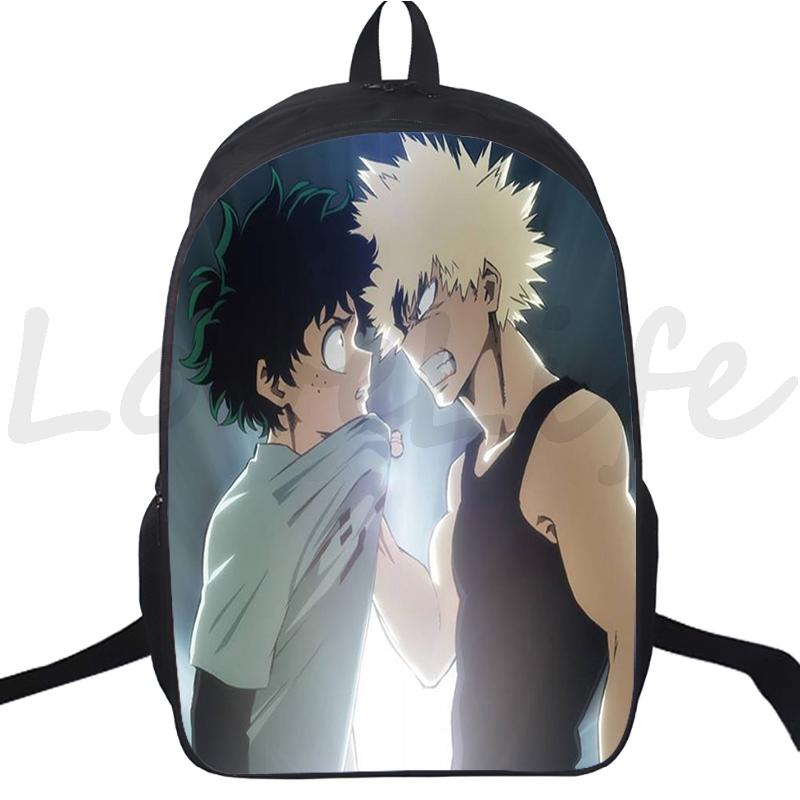 Anime Backpack My Hero Academia School Bags for Boys Girls Boku No Hero Academia Bagpack Teens Travel Bag Rucksack Kids Mochila