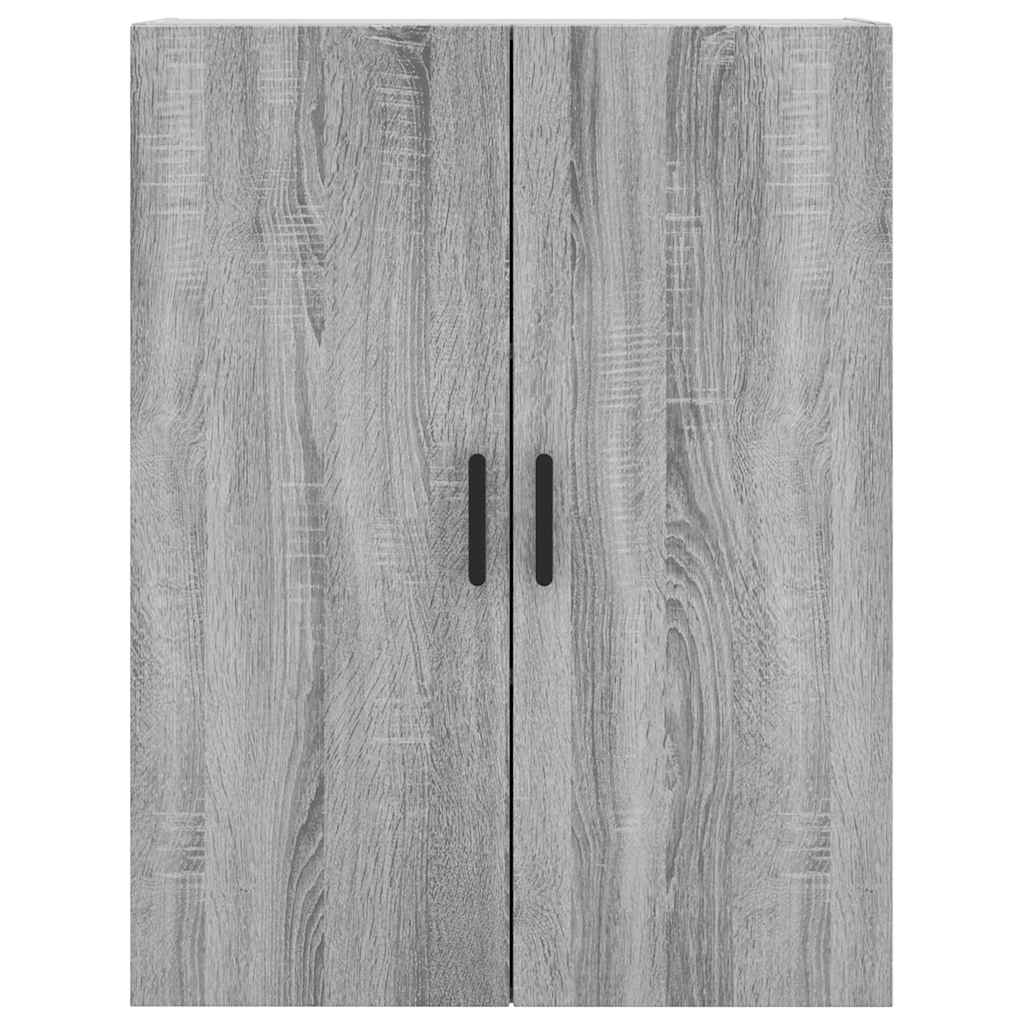 Highboard Gray Sonoma 69.5 X 34 X 180 Cm Particleboard