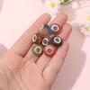 7/14/21pcs European Resin Macroporous Beads, Loose Spacing Beads, Pendant Beads, DIY European Bracelets, Necklaces, Jewelry Making