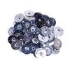 Pack of 100 Metal Candle Wick Sustainers Tabs for Handmade Candle Projects Tealight Wick Holders Clip DIY Accessories