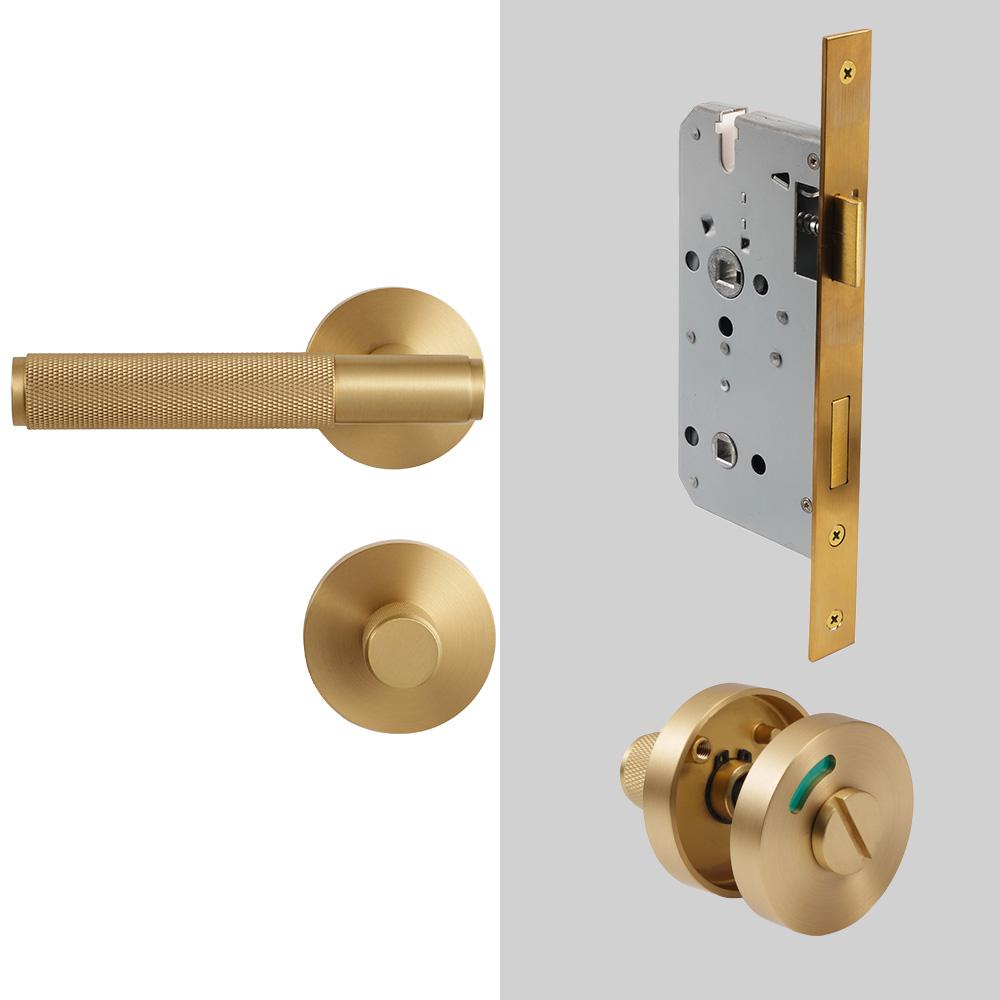 

Dooroom Brass Lock Door Lock Bathroom Lock Privacy With Identification Mark Bathroom Door Dummy Handle Hardware Door Locks