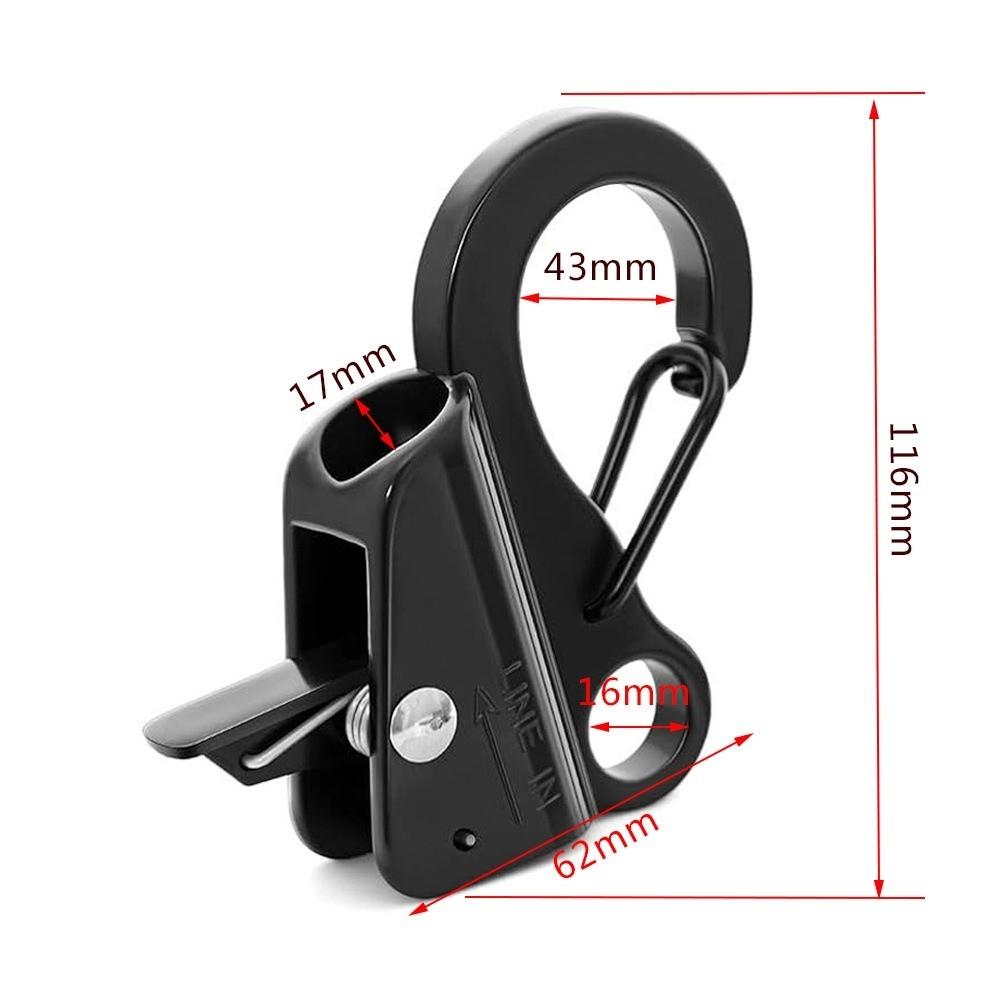3/8 Inch Boat Anchor Hook 5/8 Inch Quick Release Bumper Convenient Boat Fender Clip  Marine Use