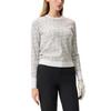 FILA Golf Series Comfortable Soft Warm Round Neck Long Sleeve Knit Sweater Women tops Gray A11W515404F-ZA