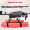 Heightening Landing Gear for 4 Drones With 105mm Elevations Water Floatation Kit AntiWear Protections Frame