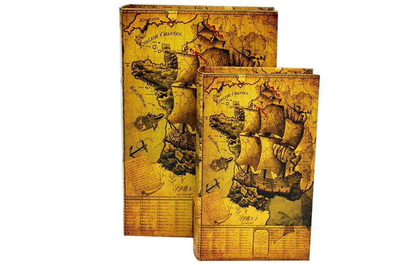 

Книга-карта в коробке, набор из 2 шт.