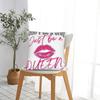 Dont Be a Drag Just Be a Queen Pillow Case  Comfy Pillow Cover For Chair Sofa Home Decor Funny Pillowcases