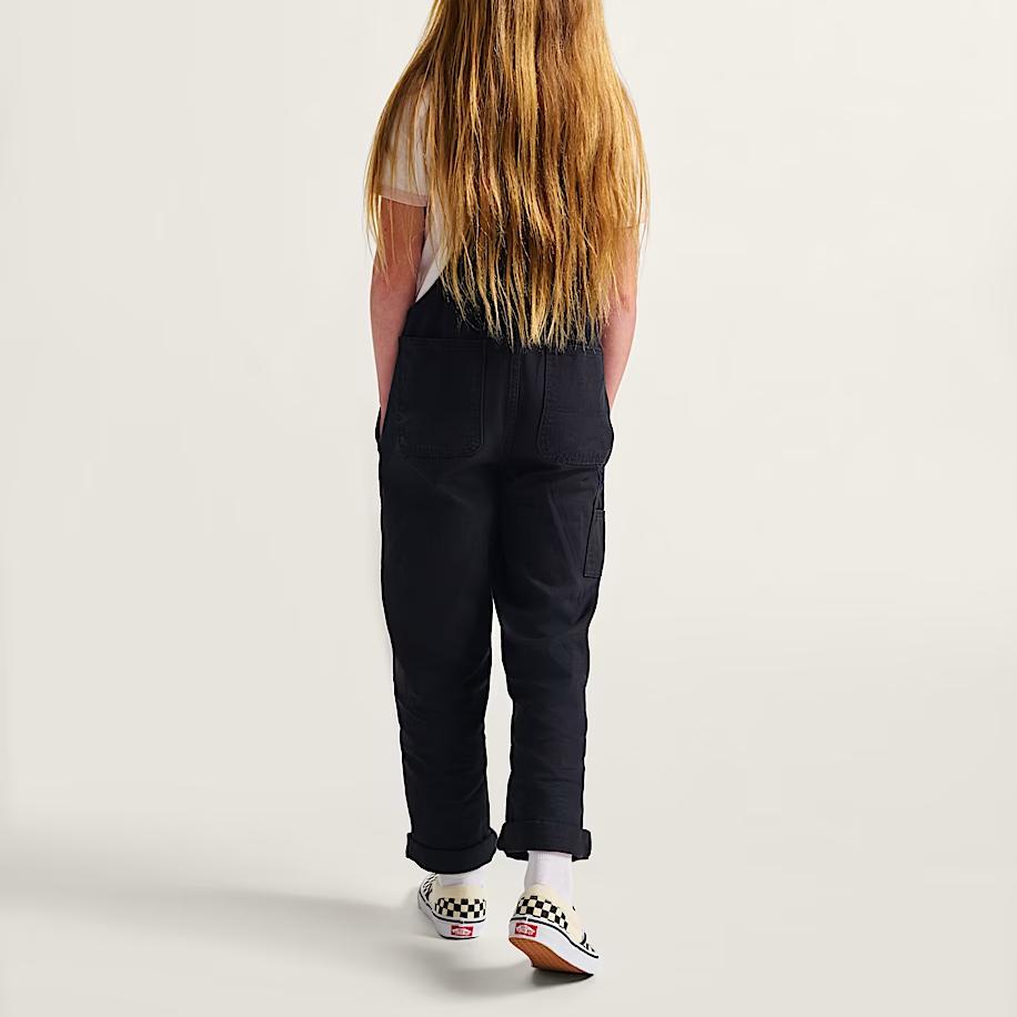Teenagers Vans GIRLS GROUNDWORK OVERALLS Black VN000G8UBLK