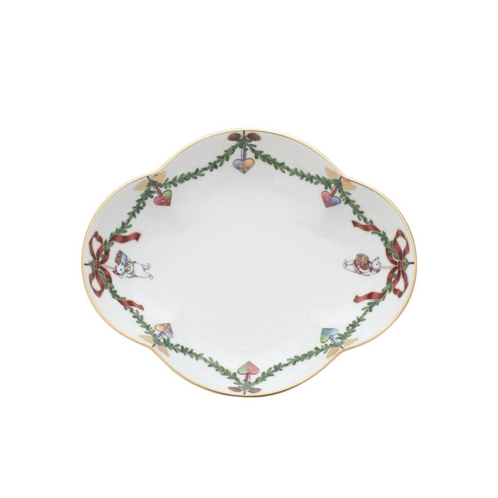 Royal Copenhagen Star Fluted Christmas Dish Star Fluted Christmas 2503353 17.5cm [Item]