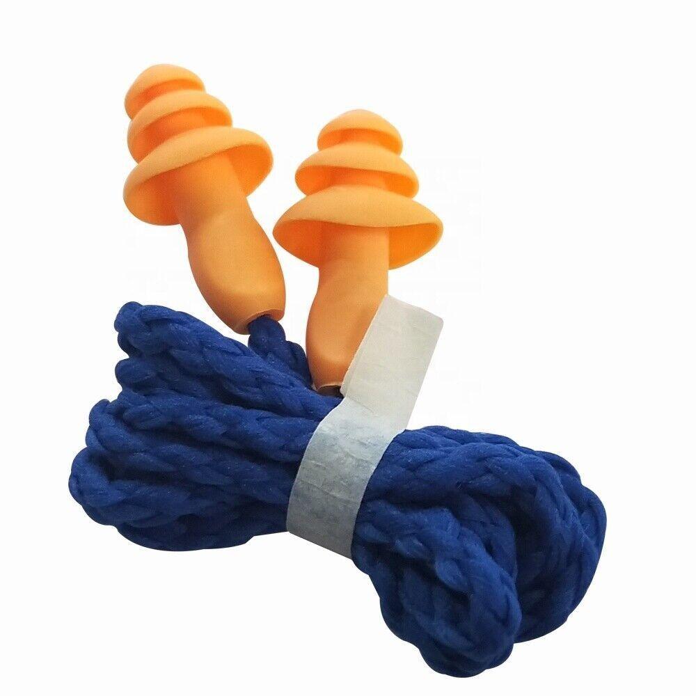 10PCS Soft Silicone Noise Earplug Corded Ear Plugs Insulation Earplug  for Abatement Noise