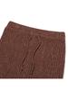 KIRSH Texture Pattern Knit Long Skirt [Brown]