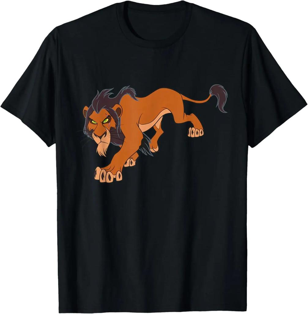 Hot Fashion The Lion King Scar Prowling T-Shirt T-Shirt S-4XL Four Seasons Gift Unisex
