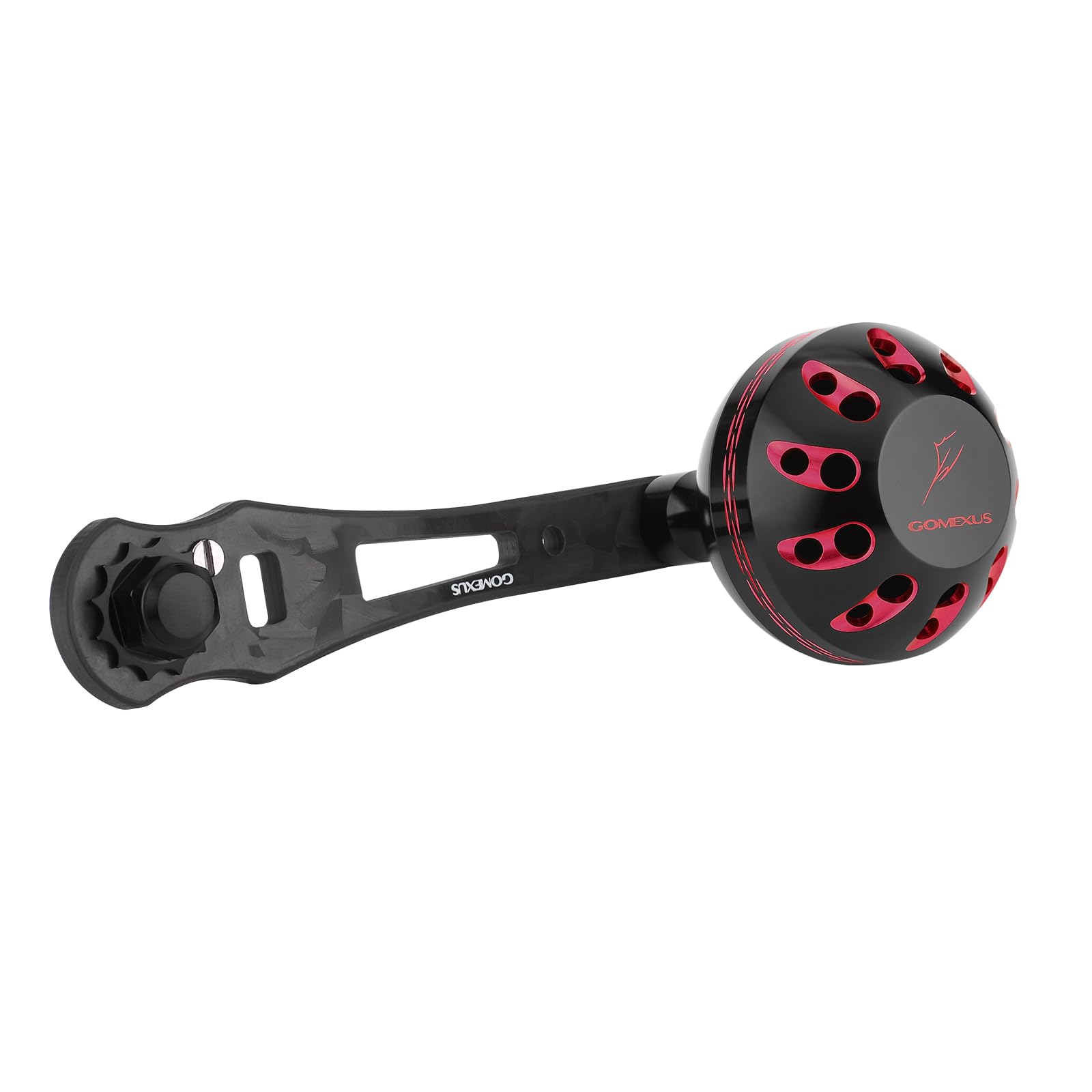 

Gomexus CL75 Кованая карбоновая рукоятка катушки Совместимая с бейткастинговыми катушками Shimano Одинарная рукоятка Ocea Conquest Barchetta Force Master Двухосевая рукоятка катушки