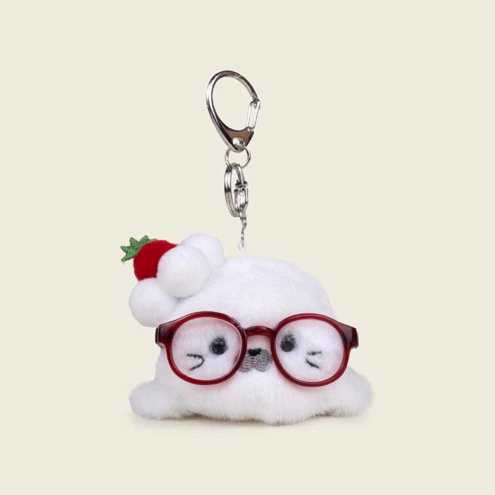 Simulation Little Seal Doll Fun Decorations Plush Pendant Glasses Seal Keychain Kids Toy