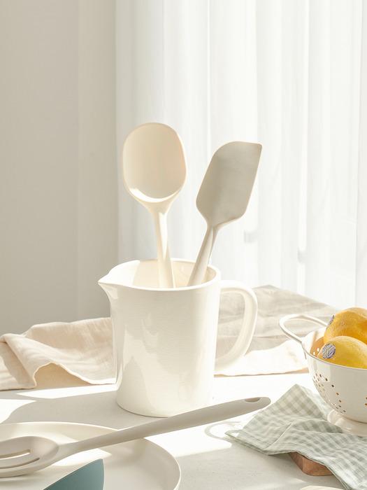 sillymann [Siliman] Harmony Plus Cooking Spoon WSK3801 Cream beige